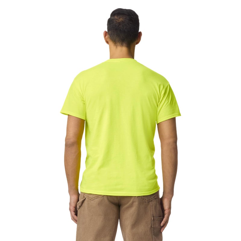 Gildan mens Dryblend Workwear T-shirts With Pocket, 2-pack T Shirt, Safety Green, 3X-Large US - Image 3